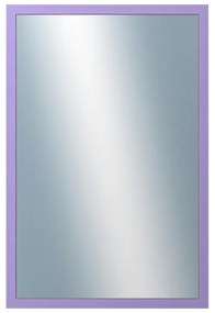 DANTIK - Zrkadlo v rámu, rozmer s rámom 40x60 cm z lišty PASTELKA svetlo fialová rovná (2565)