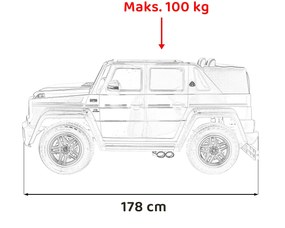 Ramiz Vozidlo Mercedes Benz MAYBACH G650 Čierna