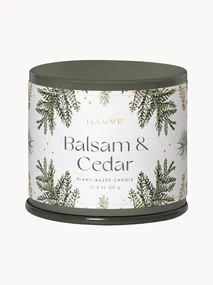 Vonná sviečka Vanity Tin (ihličie, škorica a dubový mach)