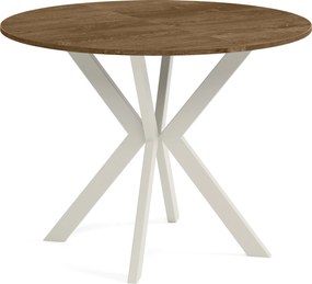 Okrúhly rozkladací jedálensky stôl DEVO Veľkosť: 90 - 128 cm