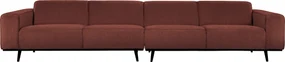 BePurehome Statement XL 372 cm latková sedačka - Bordová