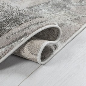 Koberec v sivo-striebornej farbe 300x400 cm Marbled – Flair Rugs
