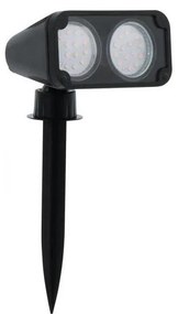 Eglo 75315 - LED Vonkajšia lampa NEMA 2xGU10/2,8W/230V 3000K IP44