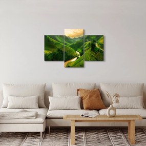 Obraz - Ryžové terasy Mu Cang Chai (90x60 cm)