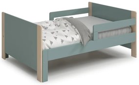 Rastúca detská posteľ v zeleno-prírodnej farbe 90x140/190 cm Willi – Marckeric
