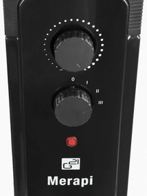 G21 Merapi olejový radiátor, 11 rebier, 2500 W,čierny