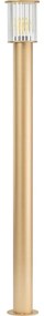 Argon 8754 - Vonkajšia lampa NORFOLK 1xE27/15W/230V IP44 124cm zlatá