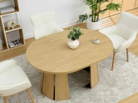 Rozkladací jedálenský stôl ORHAN dub 100 - 180 cm