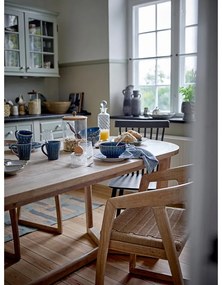 Jedálenská stolička z kaučukového dreva v prírodnej farbe Serrone – Bloomingville