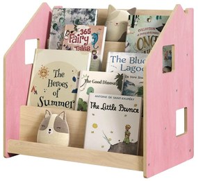 Montessori detská knižnica – ružová