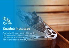 Marimex | Fínska sauna Marimex KOTI L + saunové kachle (FSC) | 11100109