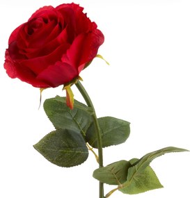 Dekoratívna kvetina 62 cm, kvet 10/8 cm červená
