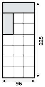 PROXIMA.store - Leňoška III UMBRIA TYP ROHU: Pravý, SKUPINA LÁTOK: Skupina 5