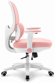 Ergonomické ružové detské kreslo HC-999 - látkové