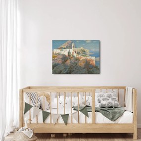 Obraz - William Stanley Haseltine, Santa Maria a Cetrella, Anacapri, reprodukcia (70x50 cm)
