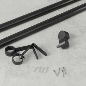 Oceľová roztiahnuteľná garniža 91 - 168 cm Cappa – Umbra