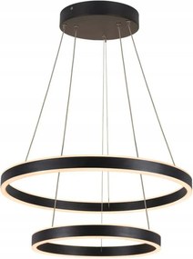 Slv Big White One Double Pd Phase Up/down vnútorné Led závesné svietidlo čierna