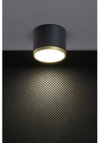 LED Bodové svietidlo TUBA LED/9W/230V čierna/zlatá