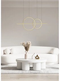 Zuma Line MD7358-2A-3GT - LED Luster na lanku CHOLET LED/34W/230V zlatá