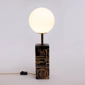 Stolová LED lampa Toiletpaper s motívom trúbky