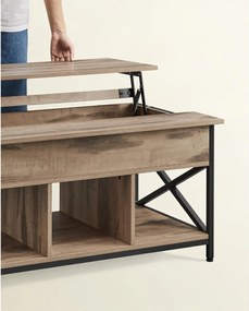 Konferenčný stolík, rozkladací stolík, ťavia hnedá