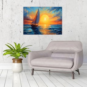 Obraz - Plachetnica (70x50 cm)