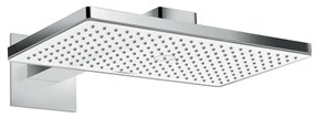 Hansgrohe Rainmaker Select, hlavová sprcha 460 1jet EcoSmart so sprchovým ramenom, biela/chrómová, HAN-24013400