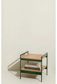 Odkladací stolík s doskou v dubovom dekore 43x43 cm Jaunty – Hübsch