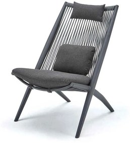 BAHZA lounge kreslo antracit