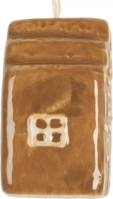Závesná ozdoba perníková chalúpka Gingerbread Cott - 4*4*6 cm