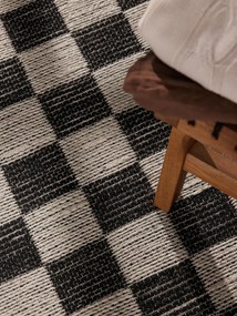 Behúň Handloom 106333 Rex White Black, 80x300, čiernobiela, chodba / predsieň, Hanse Home