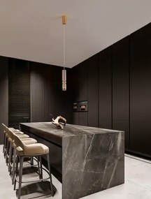 LED zlato-cognac moderné svietidlo Bento 39