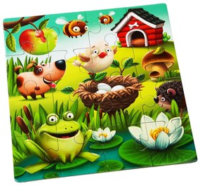 Puzzlika 12985 Oblíbená zvířátka 3v1 3 obrázky 50 dielov