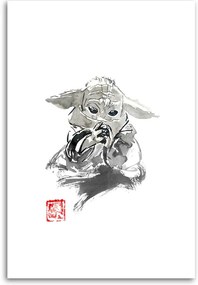 Gario Obraz na plátne Star Wars, Baby Yoda - Péchane Rozmery: 60 x 90 cm