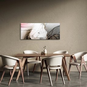 Obraz - Mramorový atrament (120x50 cm)