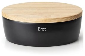 Continenta C3732 - Chlebník 13,5x36 cm čierna/béžová