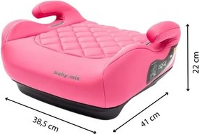 Autosedačka-podsedák BABY MIX HERO I-SIZE pink