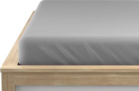 Jersey plachta s lycrou svetlo sivá 180 x 200 cm