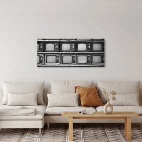Obraz - Retro televízie (120x50 cm)