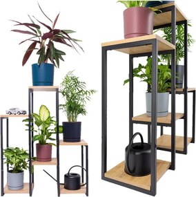 Stojan na kvety PANORAMA svetlý dub