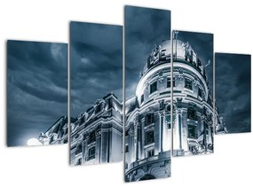 Obraz architektúry v tme (150x105 cm)