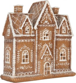 Perníková LED chalúpka Gingerbread Cott - 21*8*20 cm