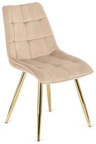 PROXIMA.store - Čalúnená jedálenská stolička CARO FARBA: sivá