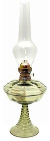 Petrolejová lampa DROBĚNA 50 cm lesná zelená