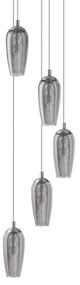 Eglo 96345 - LED Luster na lanku FARSALA 5xG9/2,5W/230V