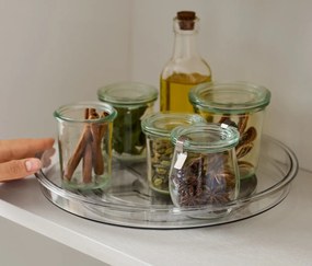 Otočná platňa, priehľadná