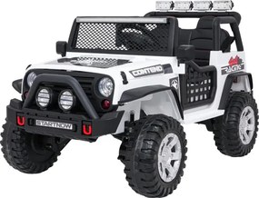 Elektrické autíčko Jeep BEAST 4x4 biele