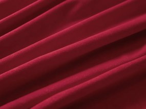 Biante Zamatový oválny obrus Velvet Prémium SVP-007 Malinovo červený 140x180 cm
