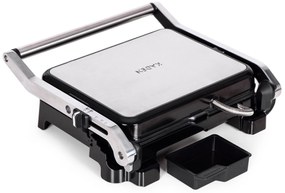 KADEN Elektrický kontaktný gril panini, vrúbkované platne 2000W KADEN