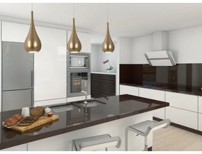 MAXLIGHT P0436 - Luster na lanku DROP 1xE27/40W/230V pr. 20 cm zlatá